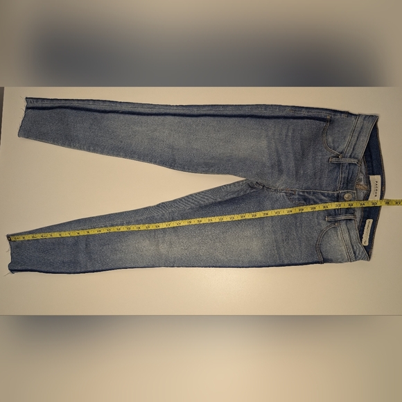 Pac Sun Womens Ankle Jegging Size 23 - 2 Blue Stripes down the side - Picture 10 of 11